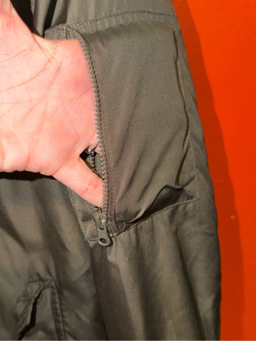 Boys' Olive Green Bomber Jacket with Patches - Picture 6 of 11